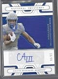 Calvin Austin 2022 Panini National Treasures Collegiate Patch Auto Rc #d 33/99 - Sports Memorabilia