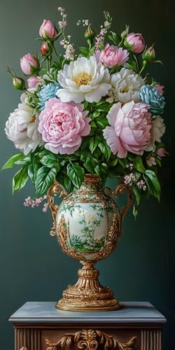 Peinture diamant fleur pour décoration murale | Loisir créatif salon adulte