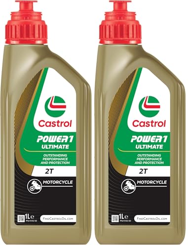 Castrol POWER1 Ultimate 2T Aceite de Moto 1L (Paquete de 2)