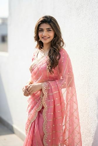 Image of Amazon Brand - Tavasya Womens Saree