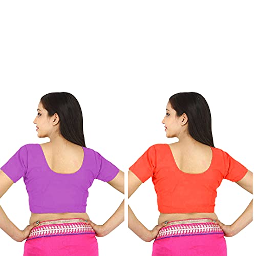 Image of Namita Women's Rubia Cotton Solid Half Sleeve Blouse