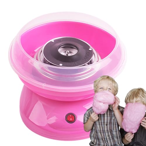 Qumiuu Macchina per Zucchero Filato per Bambini - Macchina elettrica per Zucchero Filato | Facile da Usare e Pulire con la Macchina per Zucchero Filato retrò con Piastra antispruzzo per Uso