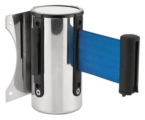Barrière de sécurité rétractable adhésive et modulable pour une pose murale sans perçage