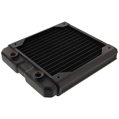 Black Ice Nemesis 140GTS Black Carbon U-Flow Low Profile Radiator Cover