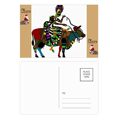 Cartes postales motif vache pour écrire un remerciement