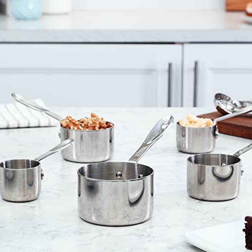 All-Clad Stainless Steel Measuring Cup Set, 5-Piece, Silver #TOP4