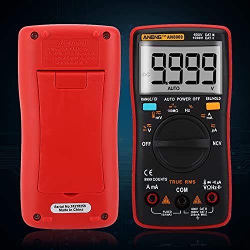 Multimètre numérique à plage automatique 9999 points True RMS