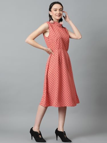 Robe midi évasée KOTTY Large anti-complexes confortable et chic noire - 5