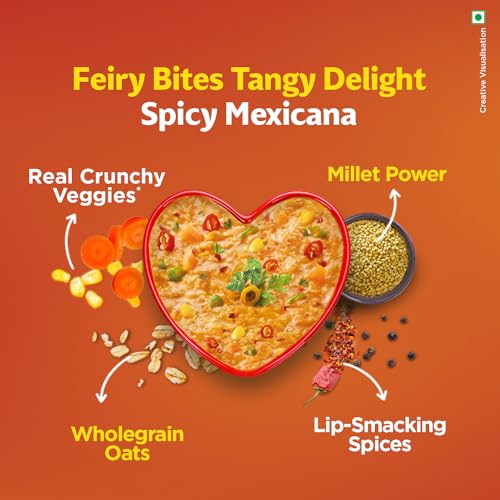 Image of Saffola Masala Oats Spicy Mexicana, 400g | Spicy Flavoured Rolled Oats with High Fibre, Yummy Anytime Snack (Pack of 3)