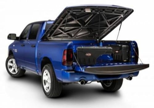 Image of UnderCover SwingCase Truck Bed Storage Box | SC104D | Fits 2019 - 2023 Chevy /GMC Silverado /Sierra 1500 Drivers Side, Black