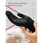 TRENDOUX Merino Wool Winter Gloves: Touch Screen Knitted Gloves Warm Thin Non-slip Glove for Men Women Driving Running Gift - Image 3