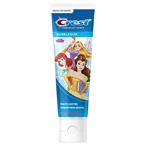 Crest Kids Toothpaste featuring Disney's Princess characters, Bubblegum, 4.2 oz (Packaging May Vary)