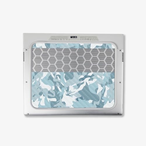 Image of MightySkins Carbon Fiber Skin Compatible with Alienware X14 R2 (2023) Full Wrap Kit - Arctic Camouflage | Protective, Durable Textured Carbon Fiber Finish | Easy to Apply | Made in The USA