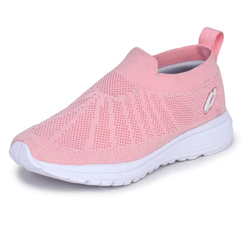 Image of TRASE Sports Slip-On Shoes for Kids | Knitted Upper Lightweight Footwear for Boys & Girls | Comfortable EVA Sole and Breathable Shoes for Walking & Play