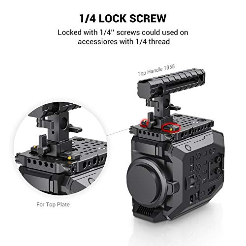 Image of SMALLRIG Universal Low-Profile Quick Release NATO Rail Safety Rail 90mm /3.5inches Long with 1 /4'' Screws for NATO Handle Camera Cage EVF Mount - BUN2484