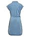 Calvin Klein Girls' Short Sleeve Lightweight Chambray Denim Shirt Dress, Chambray, 8-10