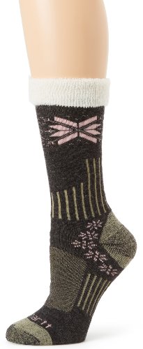 image for Carhartt Women's Snow Flake Sherpa Cuff Graduated Compression Boot Soc