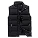 Produktbild Xmiral Weste Jacke Herren Mäntel Wintertasche Pure Color Weste Top (S,Schwarz)