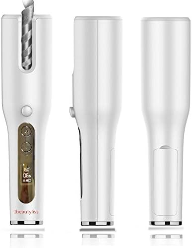 Hair Curler Cordless Rechargeable LED Digital Automatic Hair Curling Iron for Different Curl Style