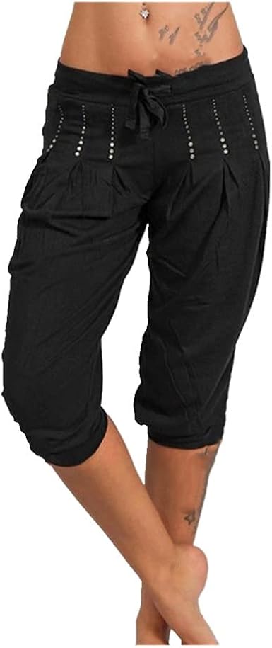 Amazon.com: NP - Pantalones casuales con lentejuelas para mujer : Ropa,  Zapatos y Joyería