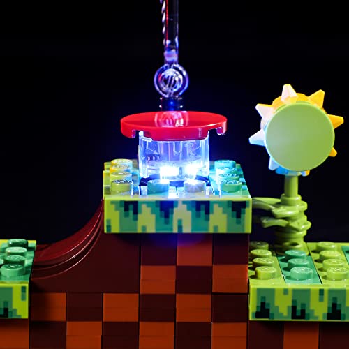 Image of BRIKSMAX Light for Lego-21331 Sonic The-Hedgehog Green-Hill-Zone - Led Lighting Kit Compatible with Lego Ideas - Not Include The Lego Set