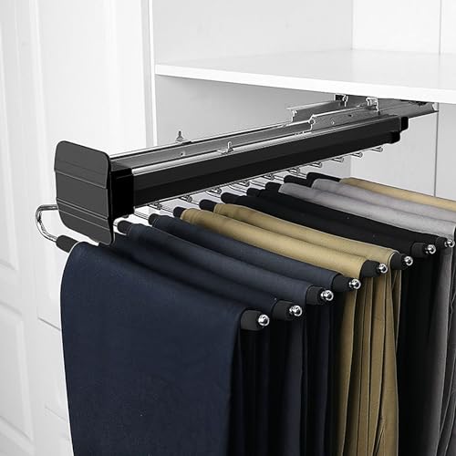 Porte-pantalons coulissant en alliage d'aluminium de haute qualité