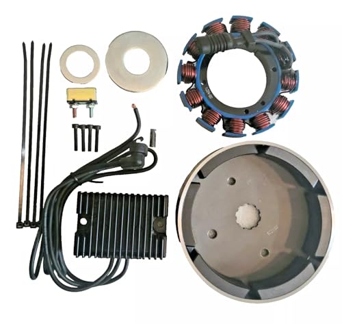 32amp charging Kit for Harley Evolution 1989-1996 FLT FLH (except EFI) 1989-1999 Softail, 1991-1998 Dyna and1989-1994 FXR models (Not for Sportster models.)