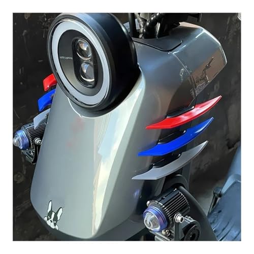 Aile carénage aileron bleu universel pour moto décorative - 3