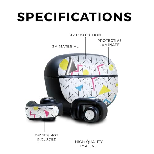 Image of Glossy Glitter Skin Compatible with Bose Ultra Open Earbuds - 90s Fun - Premium 3M Vinyl Protective Wrap Decal Cover - Easy to Apply | Crafted in The USA by MightySkins