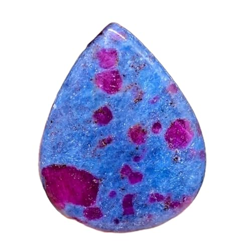 Rubis naturel Kyanite poire 37x28mm pour création de bijoux DIY GH_04371