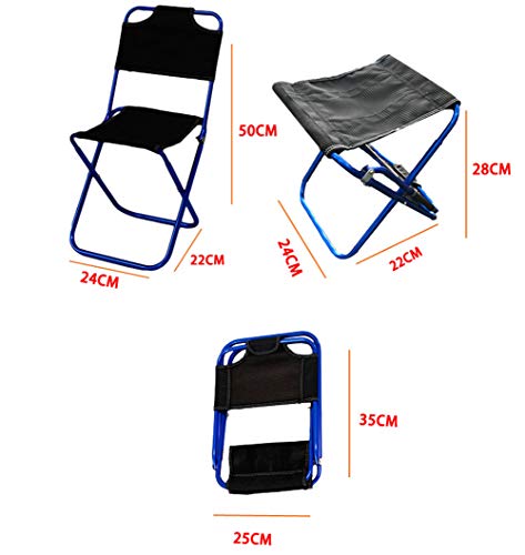 Chaise en alliage d'aluminium pliante et ultralégère
