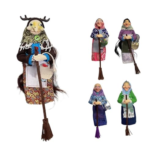 Handmade Kitchen Witch Doll, Good Luck Cooking Witch Doll Ha