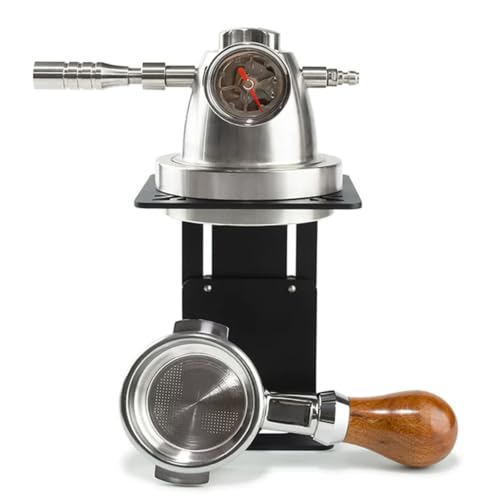 Vituord Cafetera Neumática Semiautomática Tipo Espresso - Cabezal De Grupo E61 De 58 Mm, con Manómetro Y Válvula De Alivio De Presión, para El Hogar, Exteriores Y Camping. A