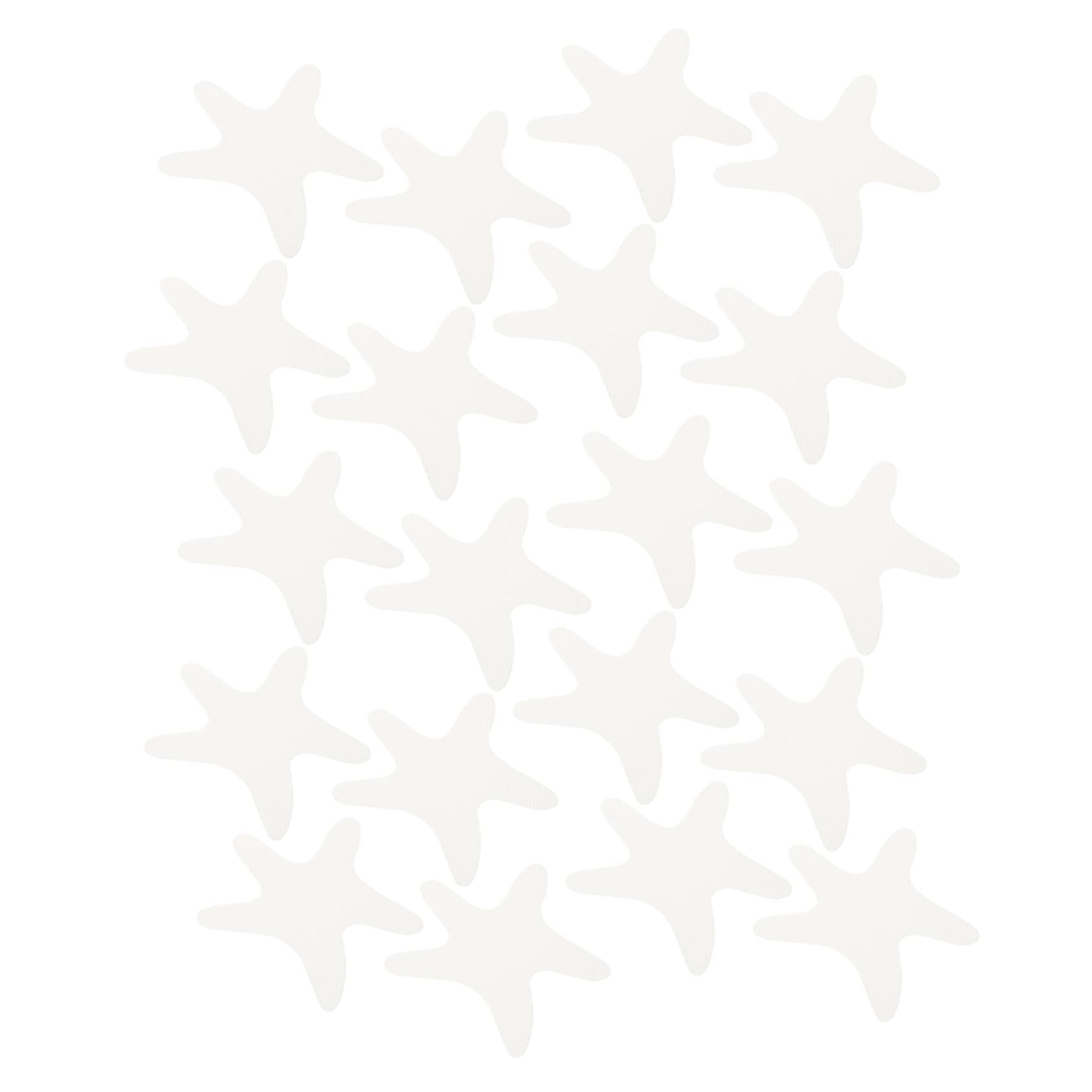 IWOWHERO 20Pcs Cartoon Bathtub Slip Decals Self Adhesive Stickers for Fun Design for Safe Bathing Easy to Apply and Remove Bathroom Decor