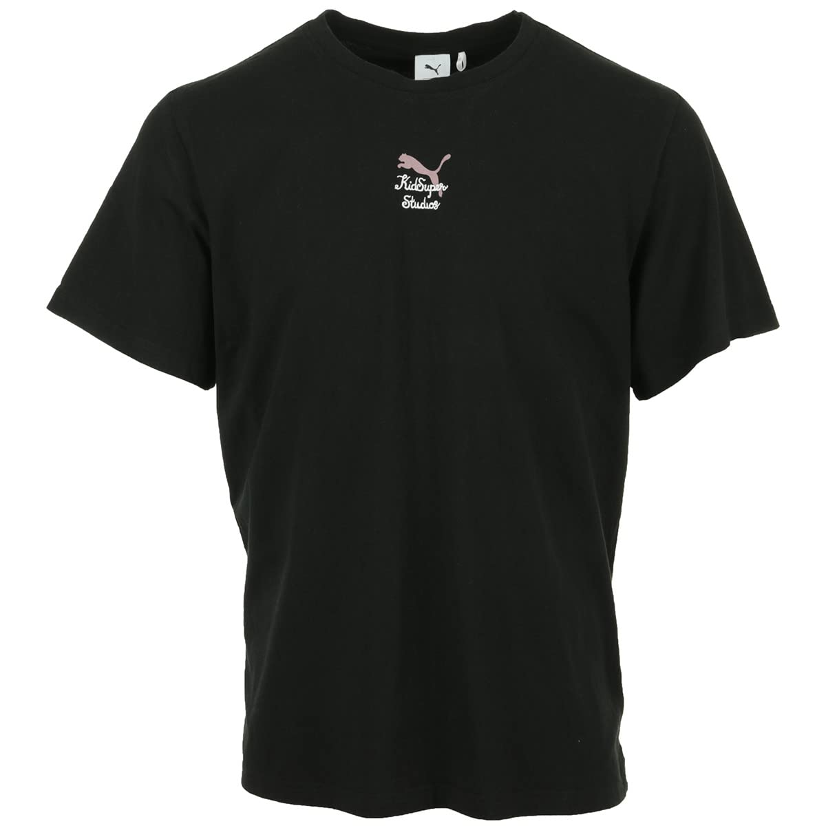 Puma Men's Black X Kidsuper Studios Short Sleeve Crew Neck T-Shirt 530410 01