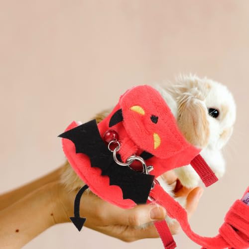 Arnés ajustable para mascotas pequeñas SEWACC con correa antiescape 5