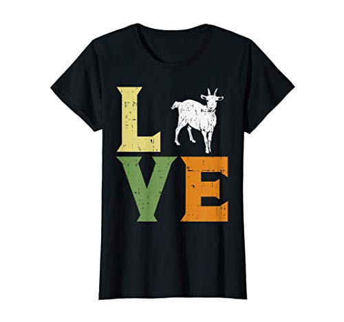 Love Goat Farm Animal Farming Life Farmer Women Girls Gift Camiseta