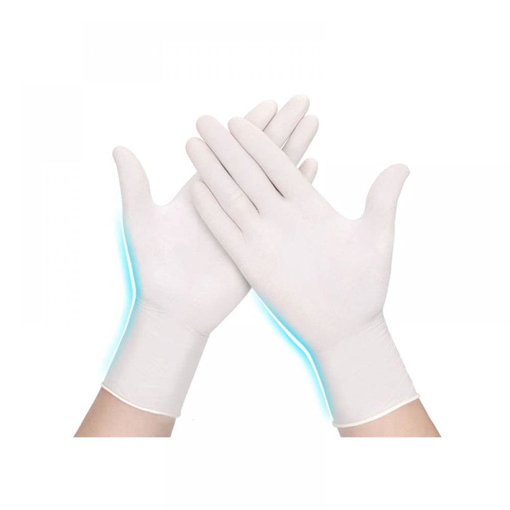 Latex Gloves | 50 Pairs |(100 Pieces) 1 Box| Large | Disposable | Surgical | Non Sterile | Medical Examination | All-Purpose | Less Powdered | Cleaning|Ambidextrous (B09DP91DXQ) Amazon Price History, Amazon Price Tracker