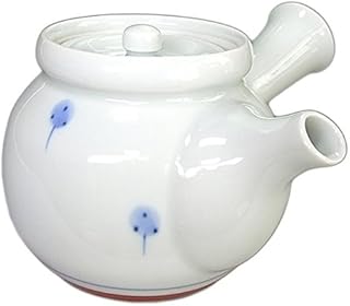 砥部焼 梅山窯 丸急須（たんぽぽ）