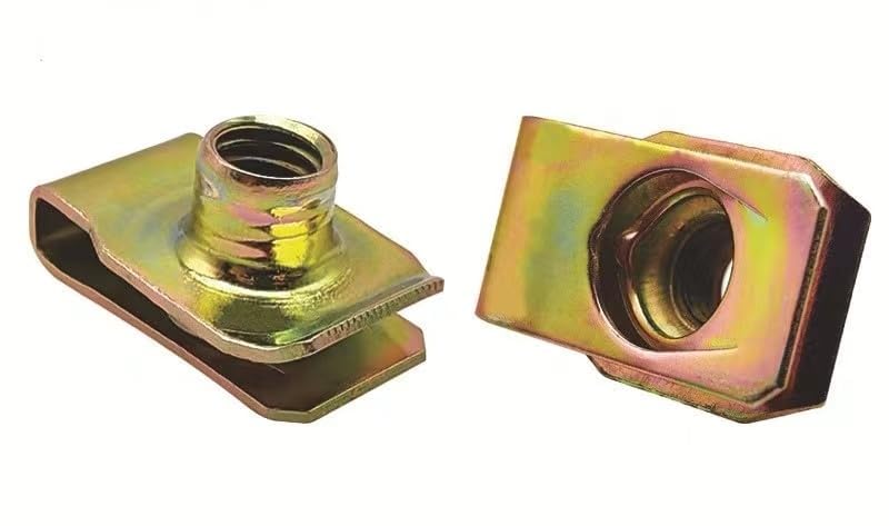 Dado convesso universale a forma di U, 10 pezzi, clip di fissaggio M10