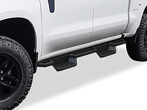 APS Drop Steps Boards Slider Compatible with Chevy Silverado GMC Sierra 1500 2019-2023 Crew Cab & Silverado 1500 LTD Sierra 1500 LD 2022 & 2500 3500 2020-2023 (Exclude 19 1500 LD)