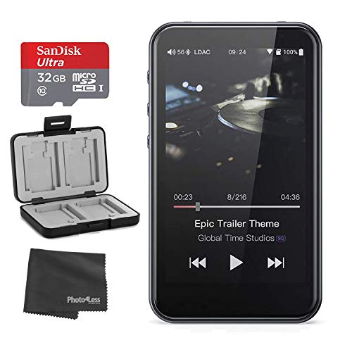 FiiO M6 Portable High Resolution Music Player + Memory Card Hardcase + SanDisk Ultra 32GB microSDHC UHS-I Card with Adapter + Cleaning Cloth (Titanium) FiiO M6 Portable High Resolution Music Player + Memory Card Hardcase + SanDisk Ultra 32GB microSDHC UHS-I Card with Adapter + Cleaning Cloth (Titanium)