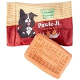 Pawle Ji DesiPups Indian Desi Dog Plush Chew Toy | 2-in-1 Design with Squeaker and Crinkle for Small, Medium and Large Dogs, Machine Washable Cookie Biscuit Treat
