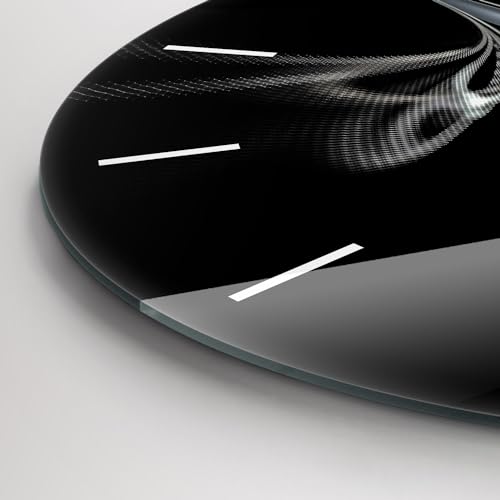 Horloge en verre silencieuse Wallfluent contre le tic-tac - 6