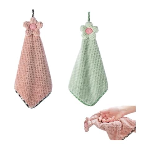LIUHUIZEYU Coral Fleece Hand Towels Cover