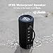 MIATONE Boombox Outdoor Portable Bluetooth Speaker Waterproof Wireless Speakers - Black