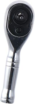 1/4 Inch Drive Stubby Ratchet Mini Quick Release Square Head Wrench Two-Way Ratchet Socket Wrench 72 Teeth