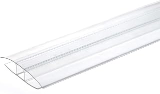10mm Polycarbonate H Profile Clear Various Size 10 Year Warranty (Only Available Mainland UK) - 3.00m