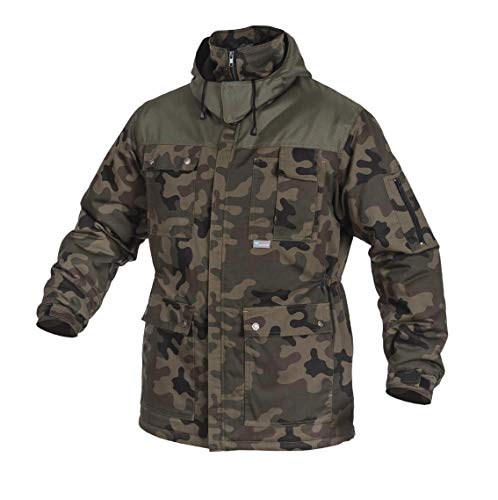 Gahibre 1074155 Veste doublée Camouflage Anti-Froid Hiver, Mixte, 1074155/S, Camouflage, S Cover