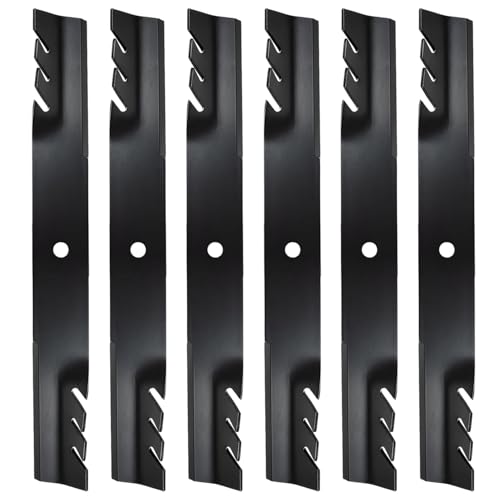 Jowlawn 96-319 Gator Blades for 60 Deck Compatible with T oro Z Master G3 Z500 Z557 Z555 Z587L Z588E Replaces 105-777-03 105-8777-03 105-8777 105-7777 6 Pack